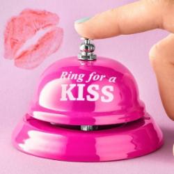 Biurkowy dzwonek na buziaka