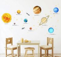 Naklejki układ słoneczny - planety i gwiazdki